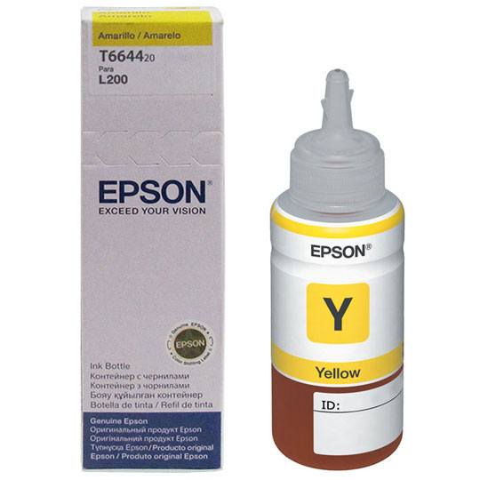 BOTELLA DE TINTA EPSON L 200 AMARILLO 70ML. / EPSON