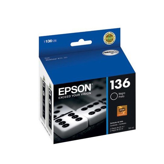 CART. TINTA EPSON T136126 NEGRO / EPSON **DESCONTINUADO**