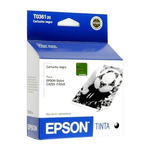 CART. TINTA EPSON T036120 NEGRO / EPSON **REMATE**