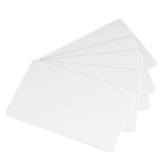 PAQUETE DE 100 TARJETAS PVC CAL. 030 / BADGY