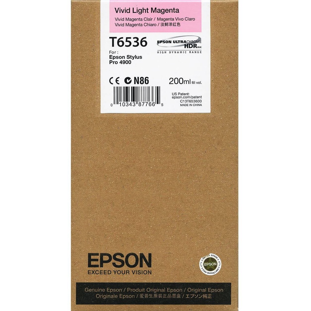 CART. TINTA EPSON T653600 MAGENTA VIVID LIGHT  / EPSON