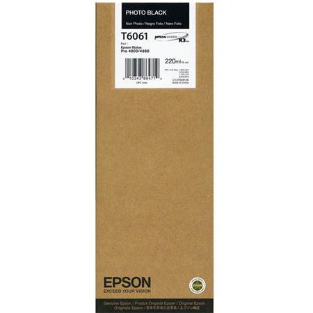 CART. TINTA EPSON T606100 NEGRO / EPSON