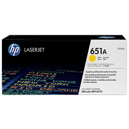 TONER ORIGINAL HP CE342A AMARILLO / HEWLETT PACKARD