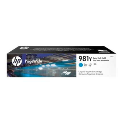 CART. TINTA HP 981Y EXTRA ALTA CAPACIDAD CYAN / HEWLETT PACKARD