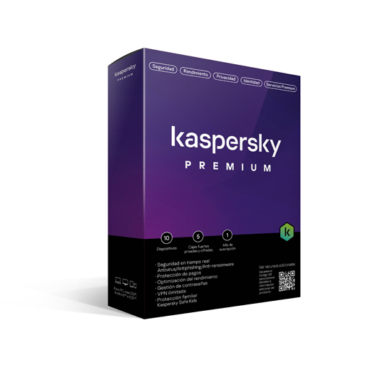 ANTIVIRUS  PREMIUM 10 USUARIO 1 AÑO  / KASPERSKY