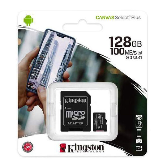 MEMORIA 128 GB MICRO SD CLASS 10. / KINGSTON