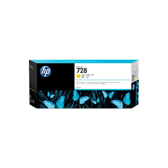 CART. TINTA HP 728 AMARILLO 300 ML. / HEWLETT PACKARD