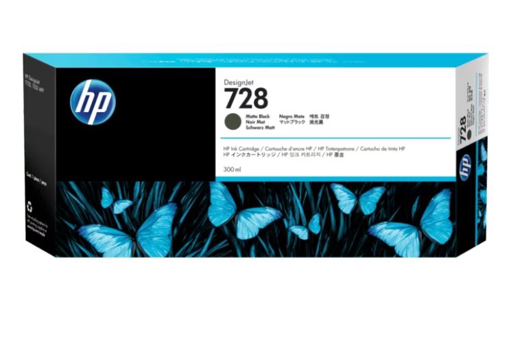 CART. TINTA HP 728 NEGRO MATTE 300 ML. / HEWLETT PACKARD