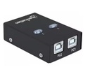 ADAPTADOR USB MUX USB 1:2 COMPARTE 1 DISP A 2PC / MANHATTAN