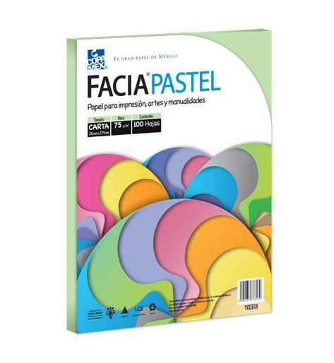 PAPEL FACIA PASTEL VERDE / COPAMEX