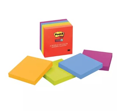 NOTAS ADHESIVAS MOD. 654-5SSAN MARRAKESH 3X3 PULGADAS, 5 BLOCKS SUPER ST / POST-IT