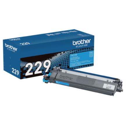 TONER ORIGINAL BROTHER TN 229 CYAN 1.2K / BROTHER