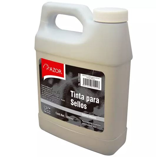 TINTA PARA SELLO NEGRA 1 LT. / STAFFORD