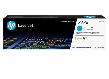 TONER ORIGINAL HP W2221A CYAN 1.2K / HEWLETT PACKARD