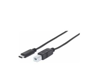 CABLE USB C-B 1.70CMS NEGRO / BROBOTIX