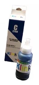 70 ML. TINTA SUBLIMACION CYAN / KLINK