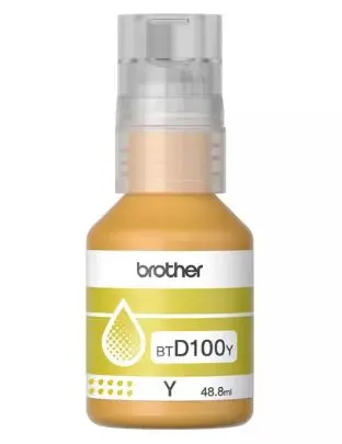 BOTELLA DE TINTA BROTHER BTD100Y AMARILLO / BROTHER