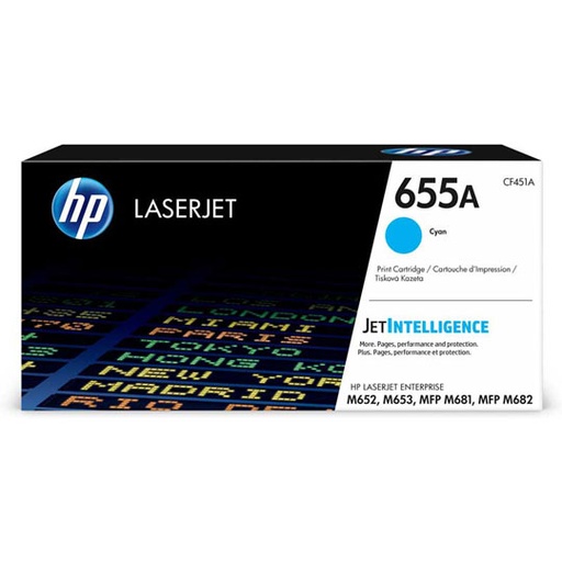 [HP-TO-CF451A] TONER ORIGINAL 665A CYAN / HEWLETT PACKARD