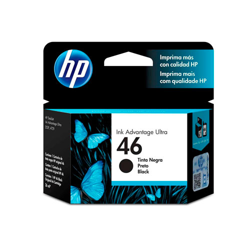 [HP-TIN-CZ637AL] CART. TINTA HP 46 NEGRO / HEWLETT PACKARD