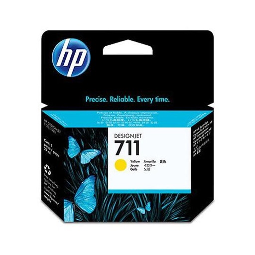 [HP-TIN-CZ132A] CART. TINTA HP 711 AMARILLO / HEWLETT PACKARD