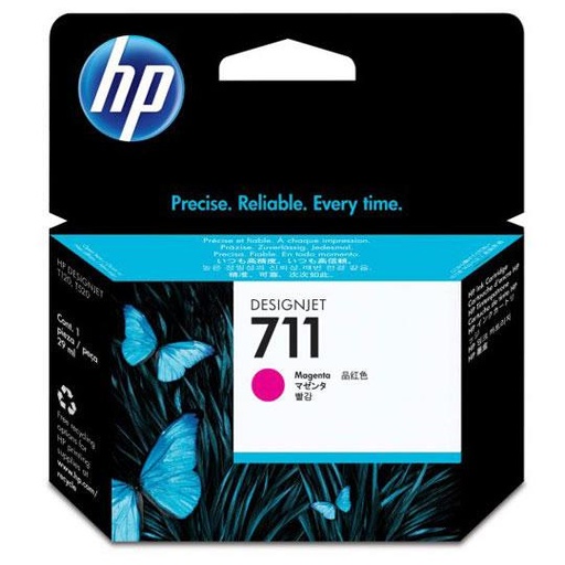 [HP-TIN-CZ131A] CART. TINTA HP 711 MAGENTA / HEWLETT PACKARD