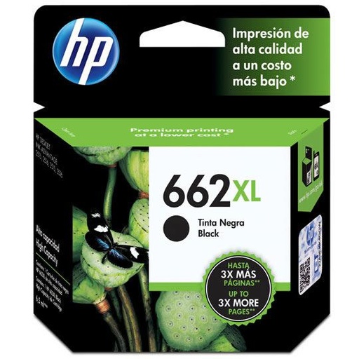 [HP-TIN-CZ105AL] CART. TINTA HP 662 XL NEGRO / HEWLETT PACKARD