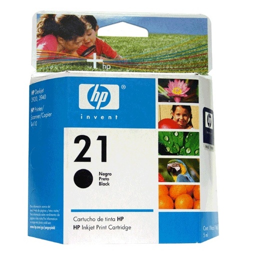 [HP-TIN-C9351A] CART. TINTA HP 21 NEGRO / HEWLETT PACKARD