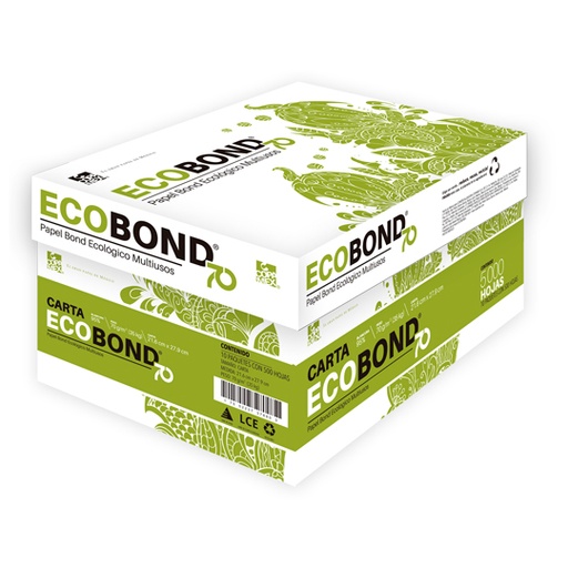 [COP-PAP-ECOBN70] PAPEL ECOBOND 70 GRAMOS 95% BLANCURA / COPAMEX