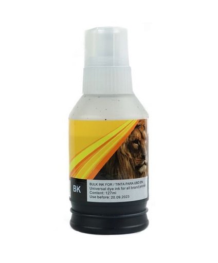 [127MLINKUNIV-N] BOTELLA DE TINTA UNIVERSAL DYE NEGRO 127 ML. / GENERACION 2