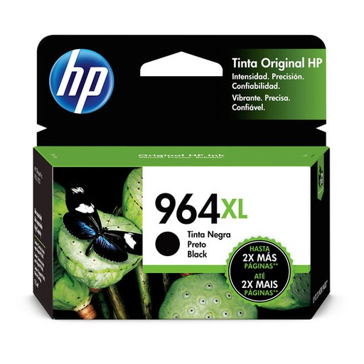 [HP-TIN-3JA57AL] CART. TINTA HP 964 XL NEGRO / HEWLETT PACKARD