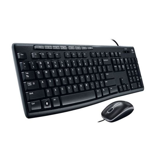 [PF-LOG-0098] KIT DE TECLADO Y MOUSE MK200 NEGRO / LOGITECH