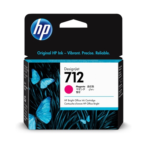 [HP-TIN-3ED68A] CART. TINTA HP 712 MAGENTA / HEWLETT PACKARD