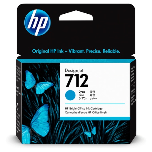 [HP-TIN-3ED67A] CART. TINTA HP 712 CYAN / HEWLETT PACKARD