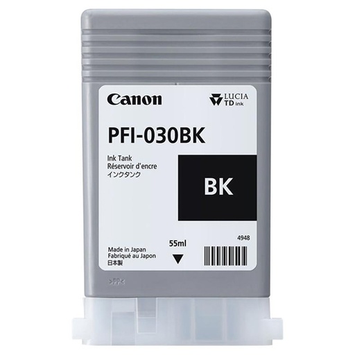 [CAN-TIN-030BK] CART. TINTA CANON PFI 030BK NEGRO / CANON