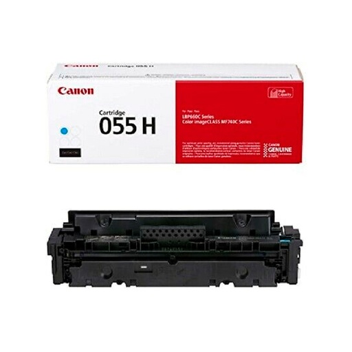 [CAN-TO-055HC] TONER ORIGINAL CANON 055H CYAN 5.9K / CANON