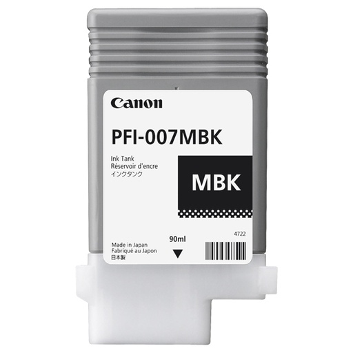 [CAN-TIN-07MBK] CART. TINTA CANON 2142C001AA NEGRO MATE / CANON