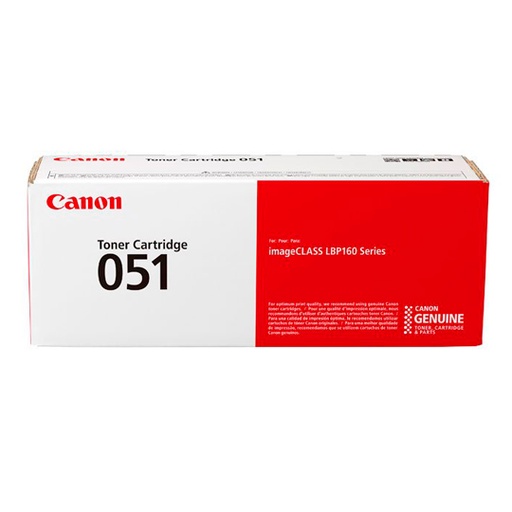 [CAN-TO-051BK] TONER ORIGINAL CANON 051 1.7K / CANON