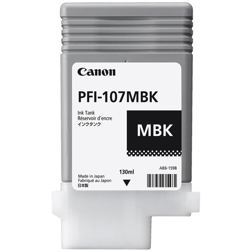 [CAN-TIN-107MBK] CART. TINTA CANON PFI 107 NEGRO MATE / CANON