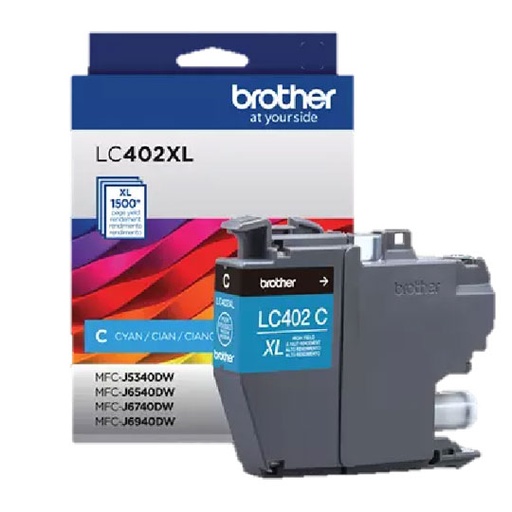 [BRO-TIN-LC402LC] CART. TINTA BROTHER LC 402 XL CYAN / BROTHER