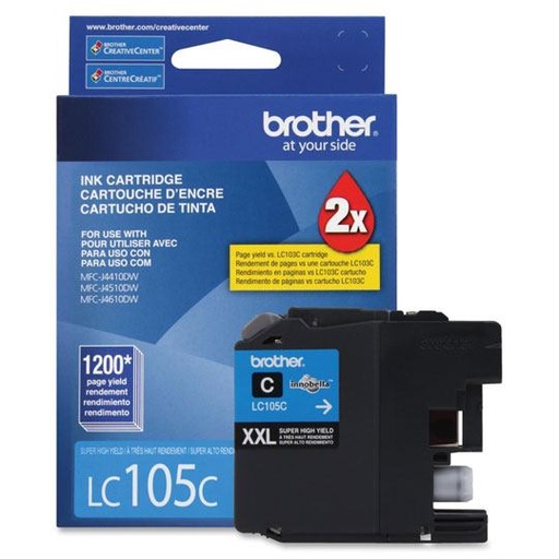 [BRO-TIN-LC105C] CART. TINTA BROTHER LC 105 CYAN / BROTHER