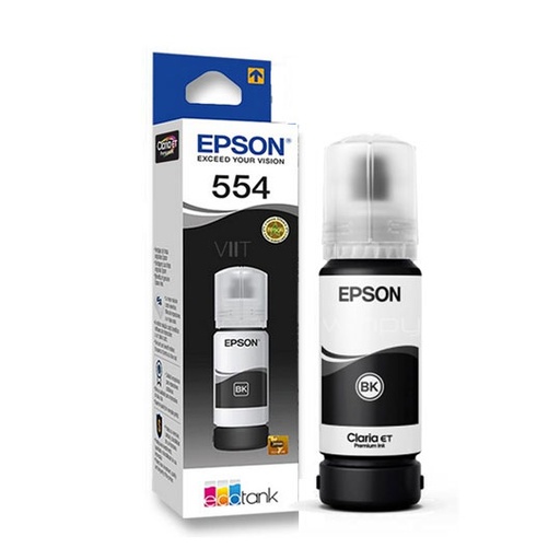 [EPS-TIN-T554120] BOTELLA DE TINTA EPSON T554120-AL NEGRO / EPSON