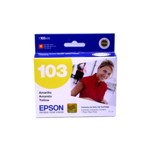 [EPS-TIN-T103420] CART. TINTA EPSON T103420-AL AMARILLO / EPSON **DESCONTINUADO**