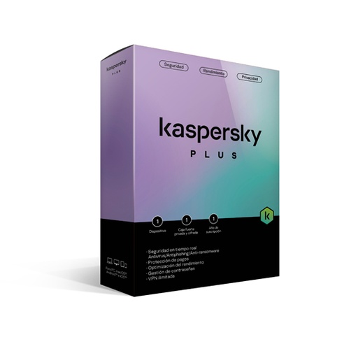 [KL1042Z5AFS-22] ANTIVIRUS  PLUS 1 USUARIO 1 AÑO  / KASPERSKY