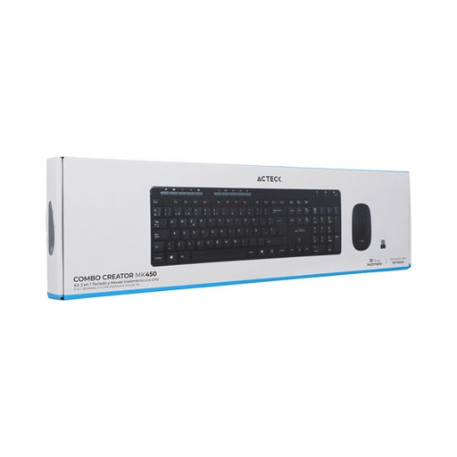 [ACT-ACC-931748] KIT DE TECLADO Y MOUSE INALAMBRICOS / ACTECK