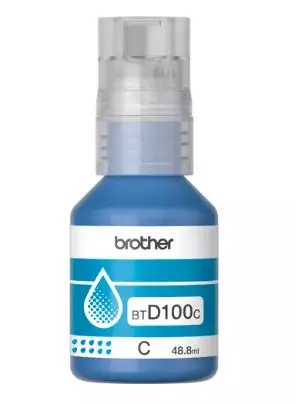 [BRO-TIN-100C] BOTELLA DE TINTA BROTHER BTD100C CYAN / BROTHER